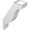 Ekena Millwork 5 1/2-in. W x 16-in. D x 28-in. H Funston Architectural Grade PVC Knee Brace BRCP055X16X28FST - alternate 3